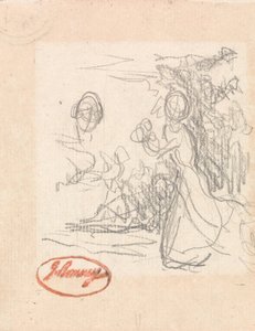 おそらく逃げる若い女性 作： George Romney